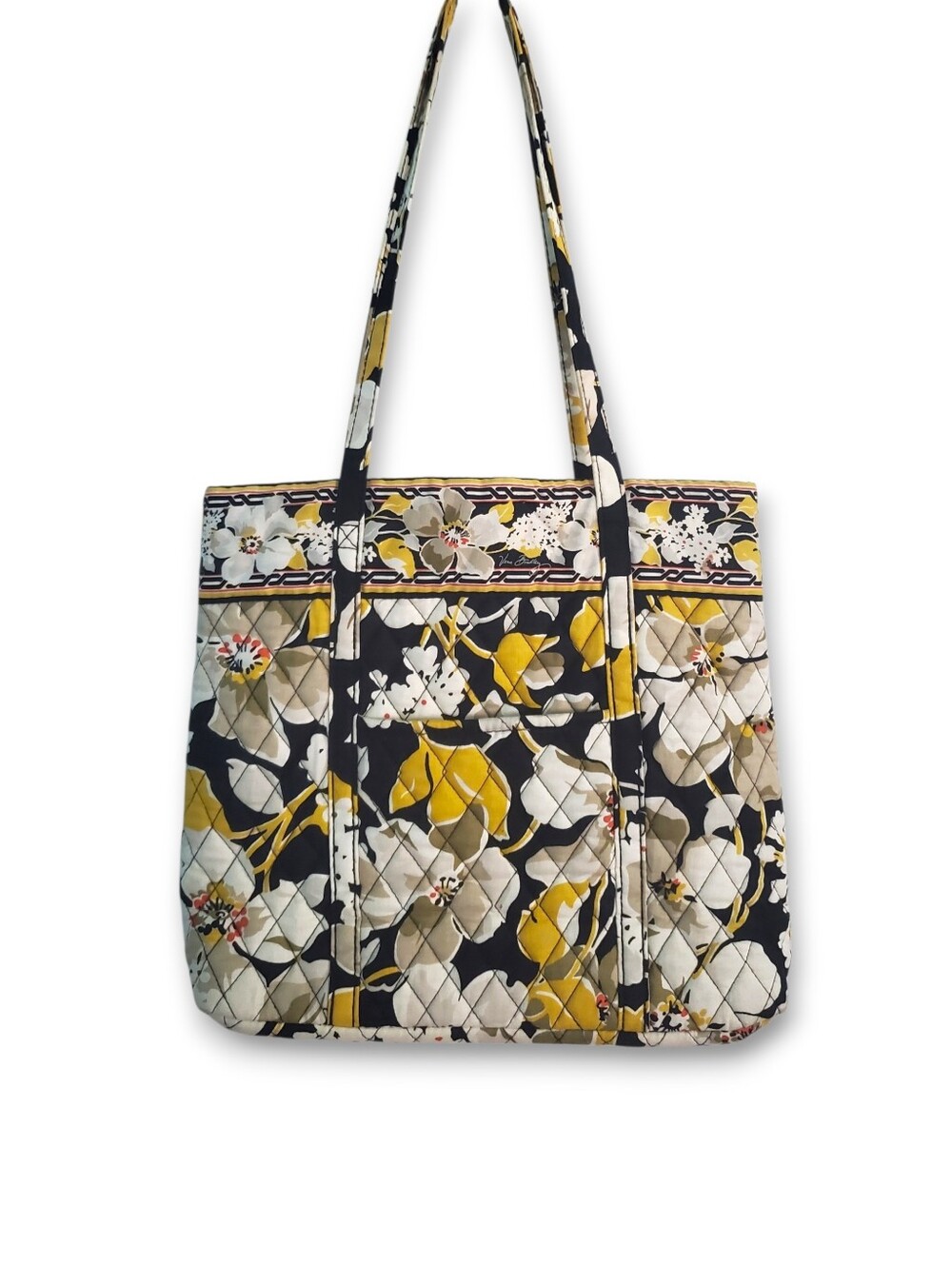 Vera Bradley Holiday Tote in Dogwood Pattern Book Tote Bag
